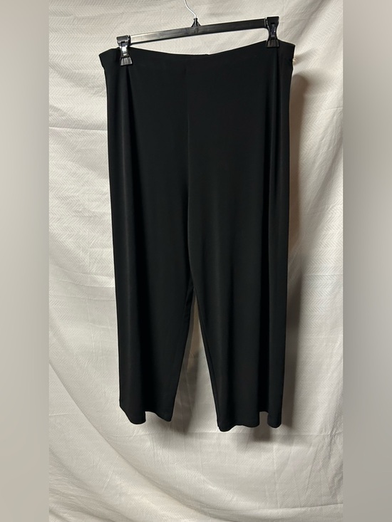 Alfani Pants - Alfani Black Wide-Leg Pull-On Pants